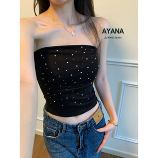 เสื้อเกาะอก ระยิบวับ  เสริมฟองน้ำซัพพอร์ต