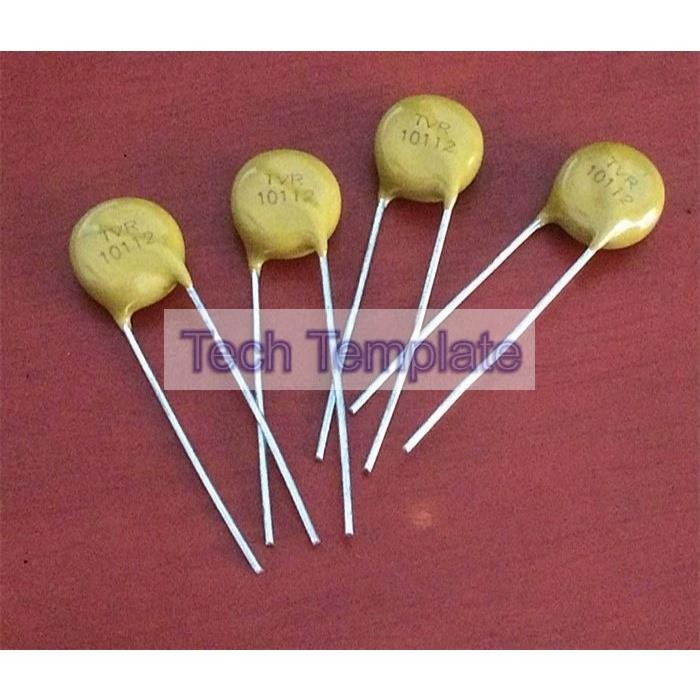 ((1 ชิ้น) ชิ้นส่วนอิเล็กทรอนิกส์ตัวต้านทานภูมิแพ้แรงดันไฟฟ้า TVR10112 TKS TVR10112KSV เส้นผ่านศูนย์ก