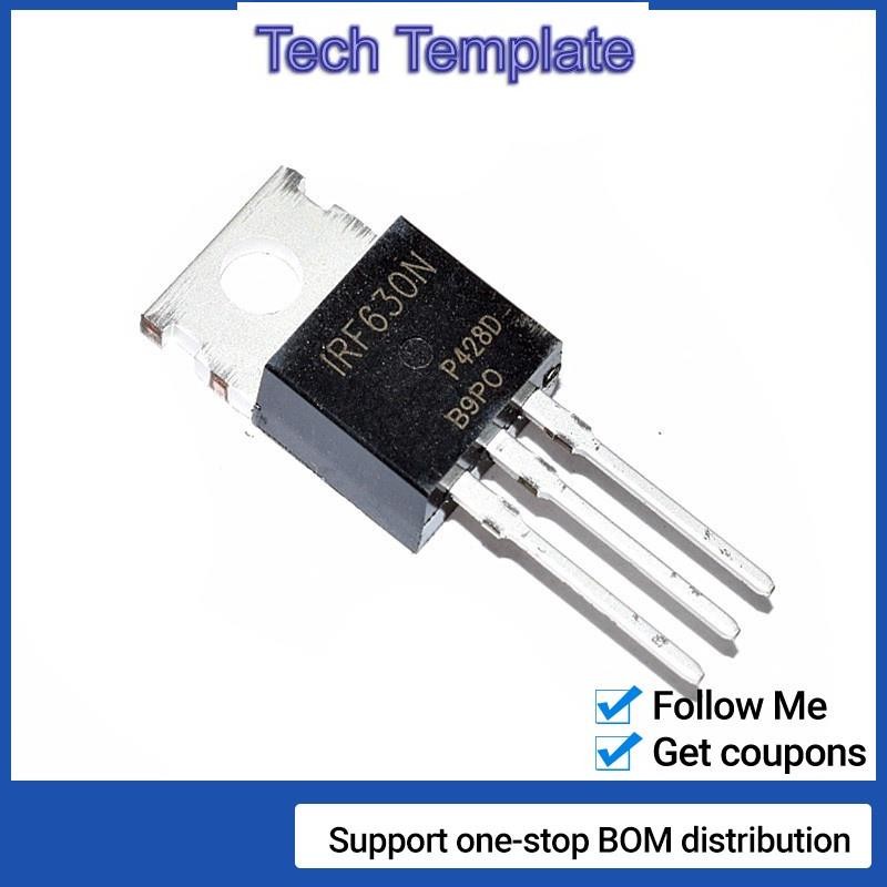 แท้ วงจรรวม TO220 200V 18A IRF630 IRF640N IRF730 IRF740 IRF830 IRF840 5 ชิ้น