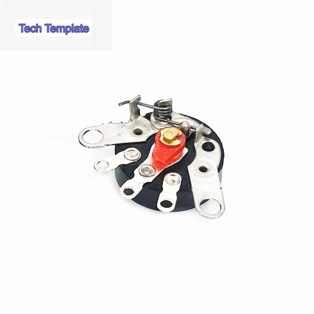 10pcs Potentiometer Radio Kaki Flat Dengan Switch 50k 10k Rv12Mm B503 B50K B103 B10K「inventor.th」