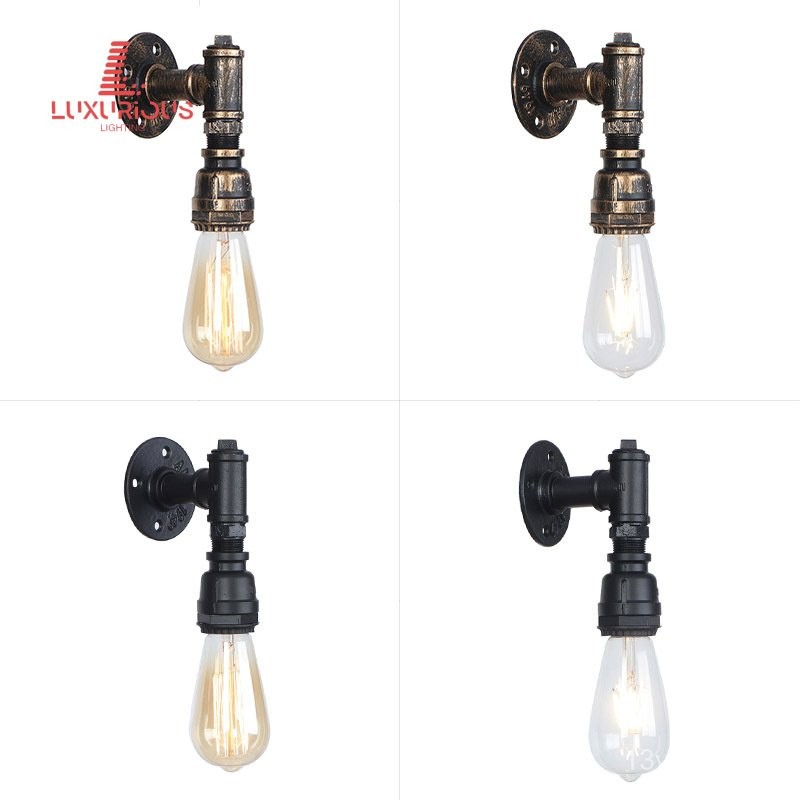 Industrial Style Creative Iron Art Minimalist loft Aisle Vintage Water Pipe Restaurant Bar Art Coffe