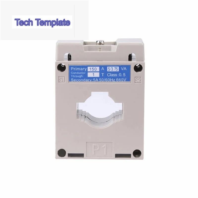 BH-0.66 CT 30 มม.หม้อแปลงไฟฟ้าหลัก 100A 150A 200A 250A 300A 400A มัธยม 5A Mutual Inductor มิเตอร์ไฟฟ