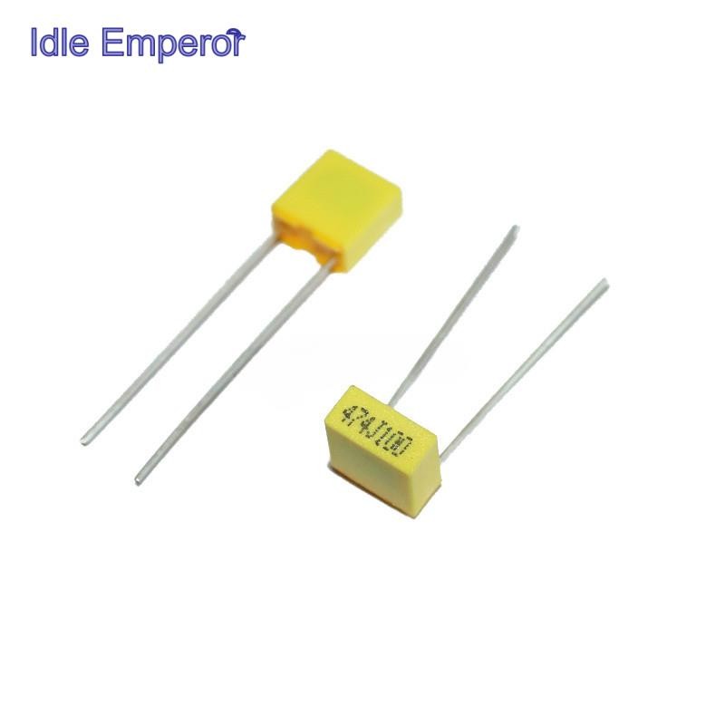 ตัวเก็บประจุแก้ไข 100V474J 470NF 0.47 UF 5mm Pitch 474J100 ตัวเก็บประจุแก้ไข