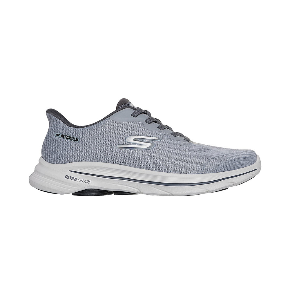 Skechers สเก็ตเชอร์ส รองเท้าผู้ชาย Men Slip-Ins GOwalk 8 Pate Walking Shoes - 216783-GRY Air-Cooled Goga Mat (latest) — صورة 3