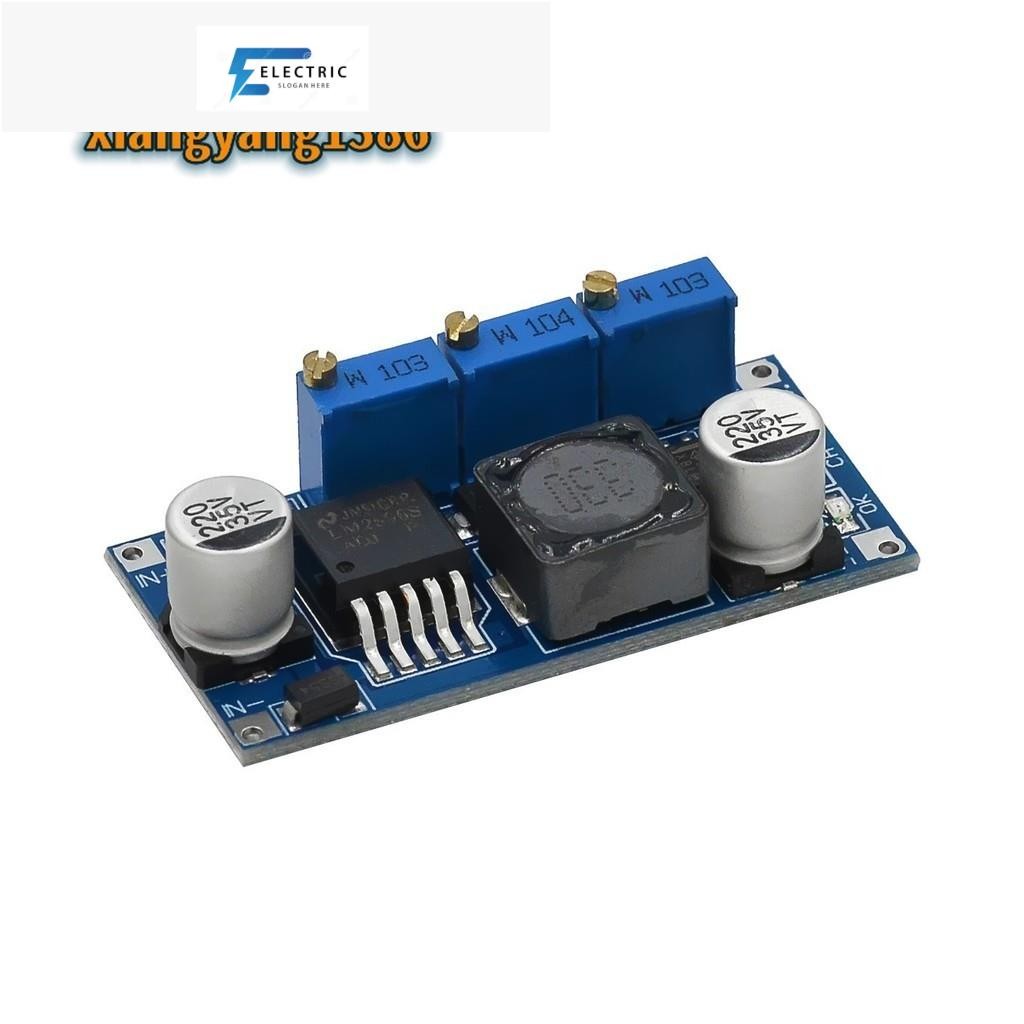 โมดูลพาวเวอร์ซัพพลาย LM2596 LED DC-DC ปรับได้ CC/CV ชาร์จแบตเตอรี่ LM2596S