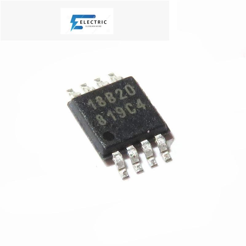 5 ชิ้น DS18B20U MSOP8 DS18B20 18B20 MSOP-8 18B20U SOP DS18B20U + T DS18B20U + TR