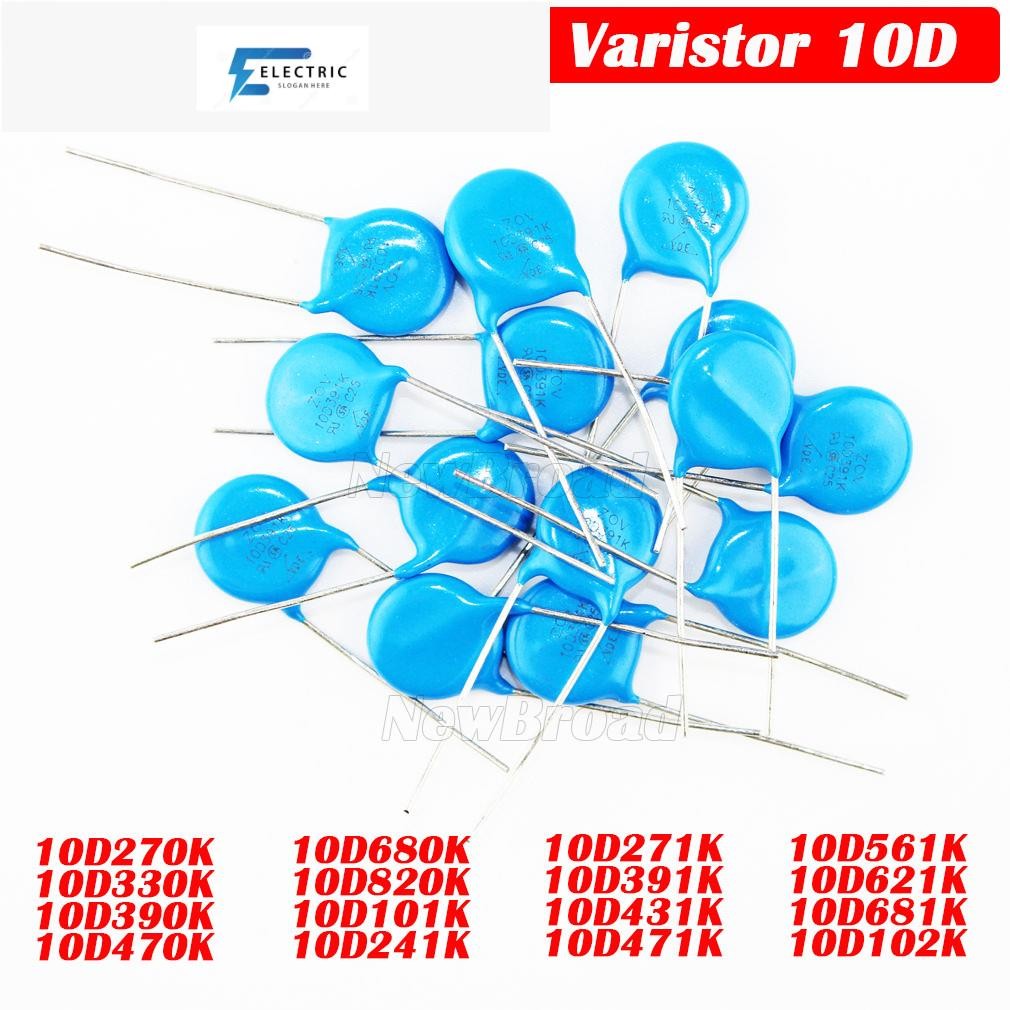 100PCS 10D Vartor 270K 330K 390K 470K 680K 820K 101K 241K 271K 391K 431K 471K 621K 681K 10D470K 10D4