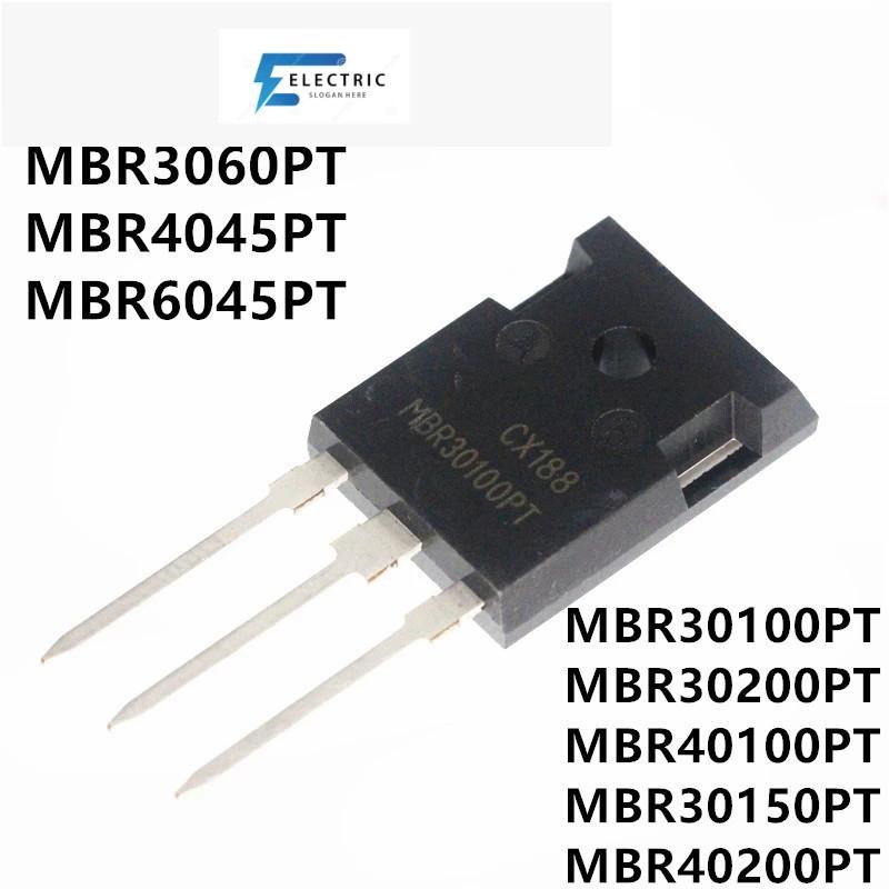 สินค้าใหม่ 5PCS MBR30100PT TO-247 MBR30100 30A 100V MBR30200PT MBR30200 MBR40100PT MBR30150PT MBR402