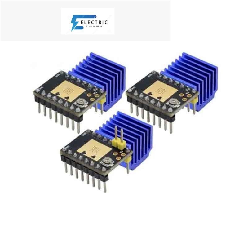 อุปกรณ์เสริมเครื่องพิมพ์ 3D มอเตอร์สเต็ปเปอร์โมดูลไดรฟ์เงียบเป็นพิเศษ TMC2209 TMC2208 ATD5833