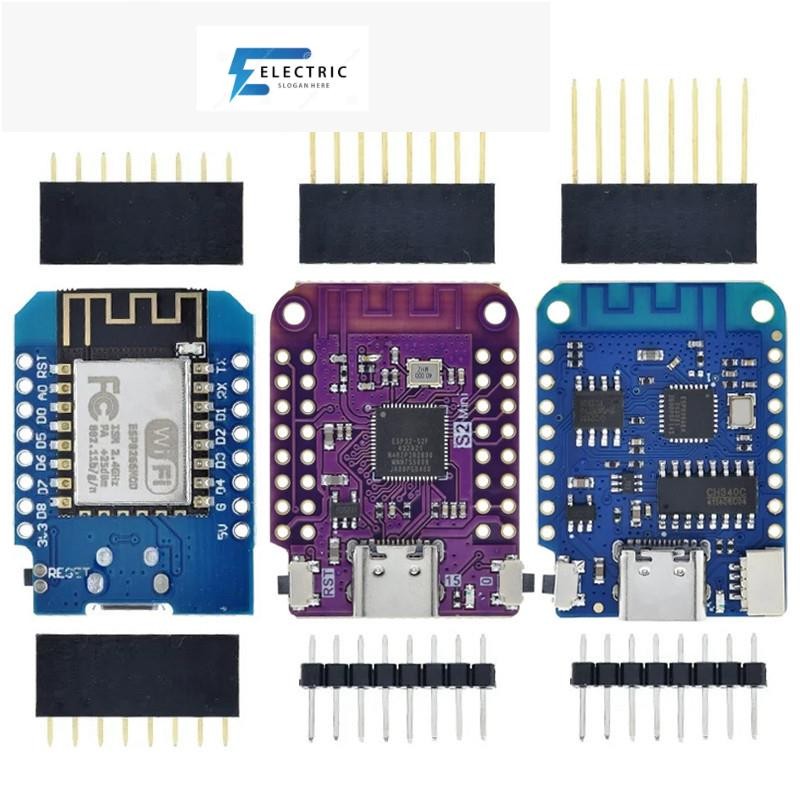 Wemos D1 Mini Pro V3.0 Nodemcu 4MB/16MB bytes Lua บอร์ดพัฒนาอินเตอร์เน็ตไร้สาย ESP8266 CH340G Nodemc