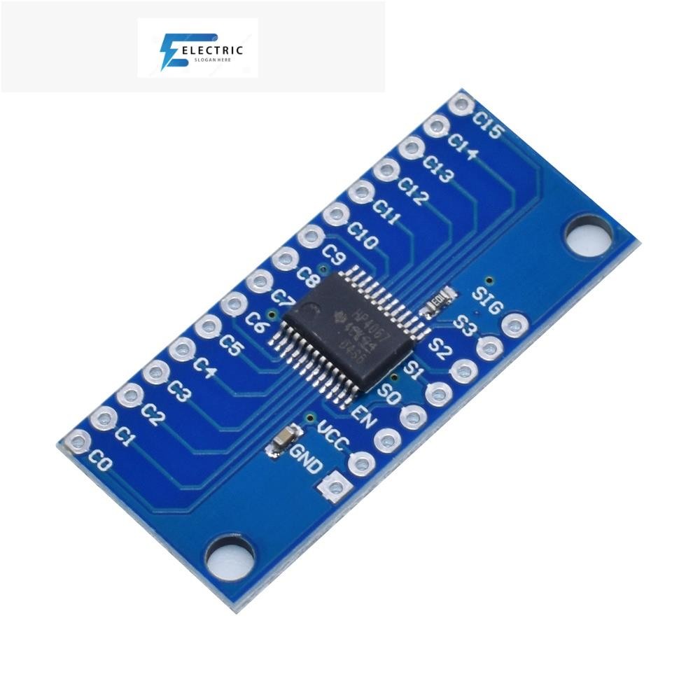 บอร์ดโมดูลอนาล็อกดิจิทัล 16 ช่องสัญญาณ 74HC4067 CD74HC4067