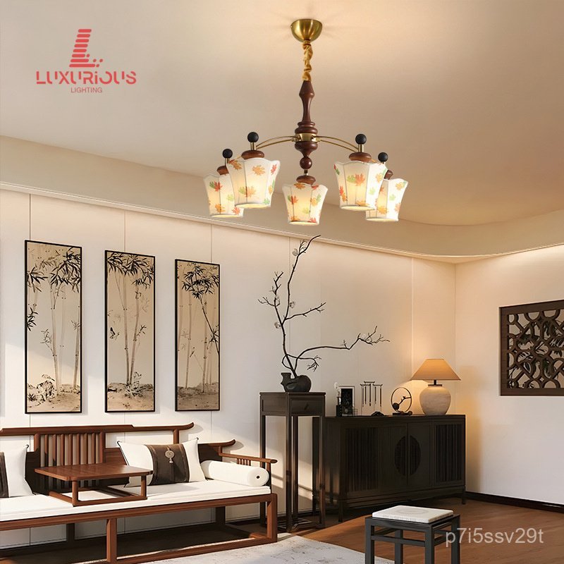 French Retro Style Bedroom Chandelier Vintage Master Bedroom Chandelier High-End Designer Elegant Be