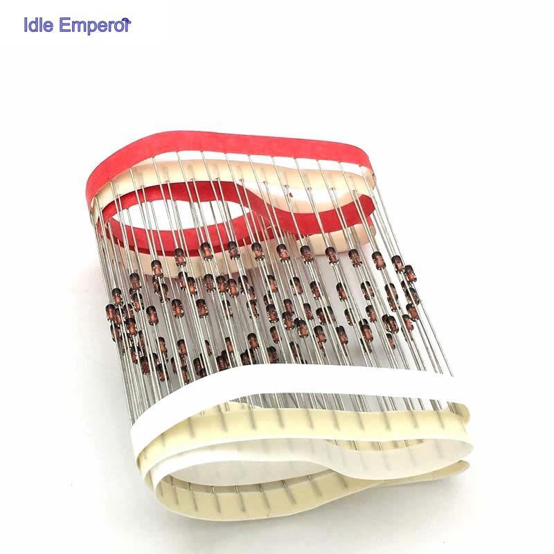 100 ชิ้น/ล็อต 1N4148 1N4007 5408 5401 5817 5819 5399 4001 4004 FR104 FR107 FR207 UF4007 ไดโอดส่วนประ