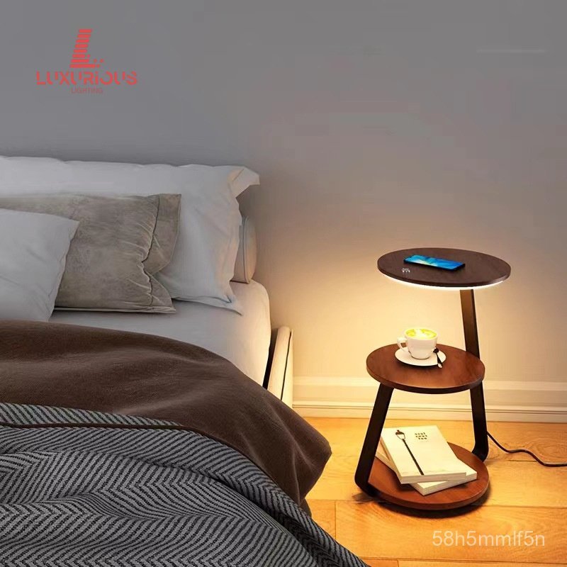 Modern Table Lamp Creative Table Lamp Minimalist Bedroom Living Room Table Lamp Shelf Floor Lamp Wir