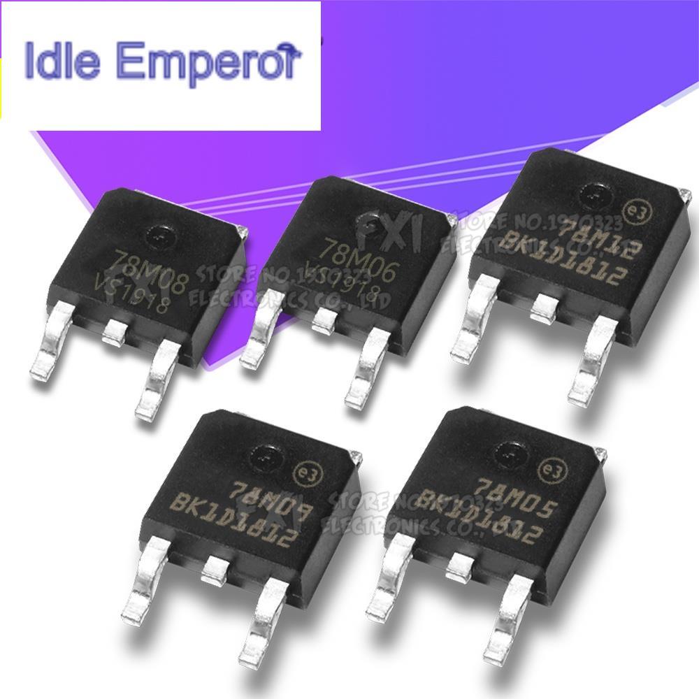 แผ่นแพทช์ 78M05 7805 TO-252 78M06 78M08 78M09 78M12 78M15 79M05 TO252 10 ชิ้น