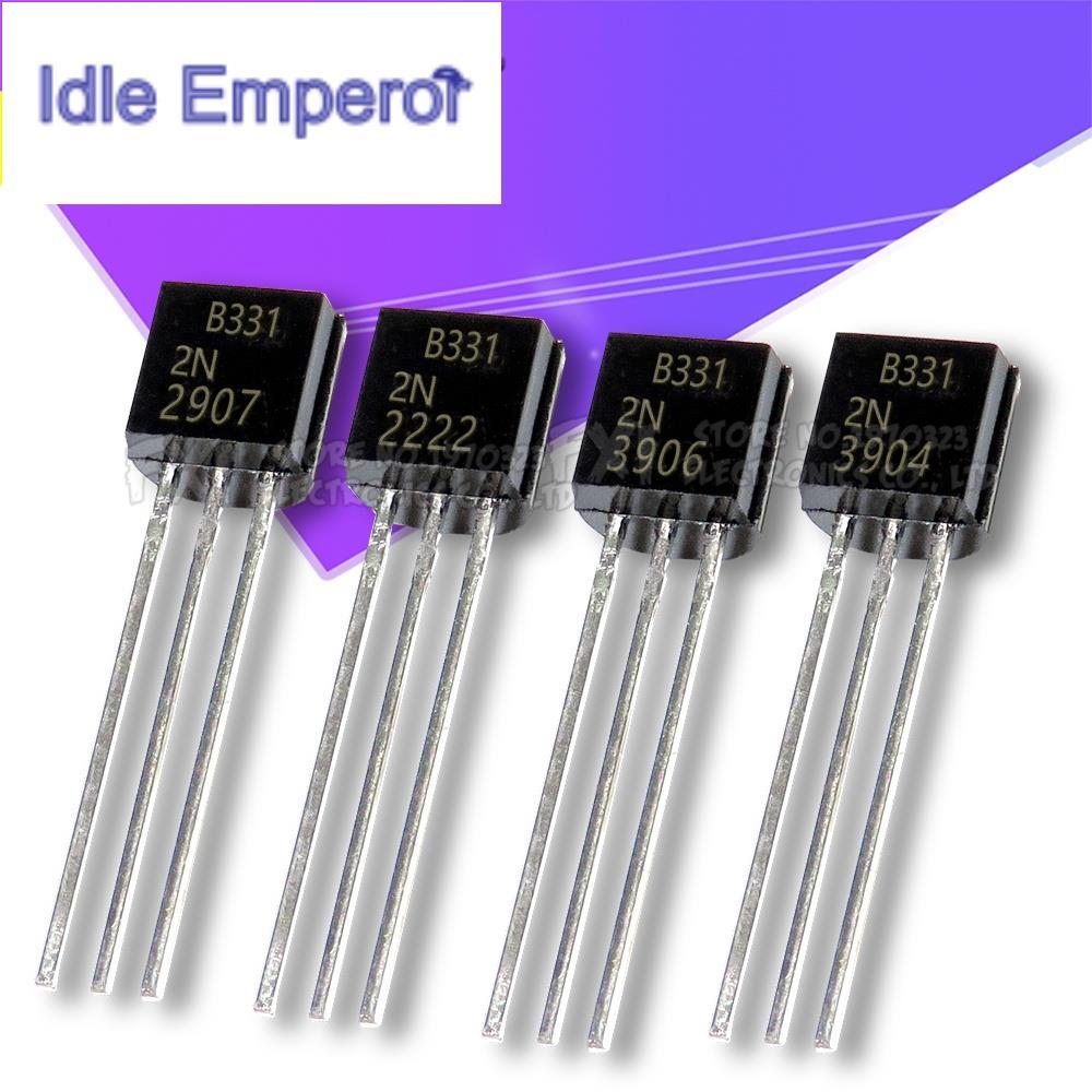 ทรานซิสเตอร์ ปลั๊กตรง 2N2222 2N222A TO-92 TO 92 2N2907 2N3904 2N3906 2N4401 2N4402 2N5087 2N5088 2N5