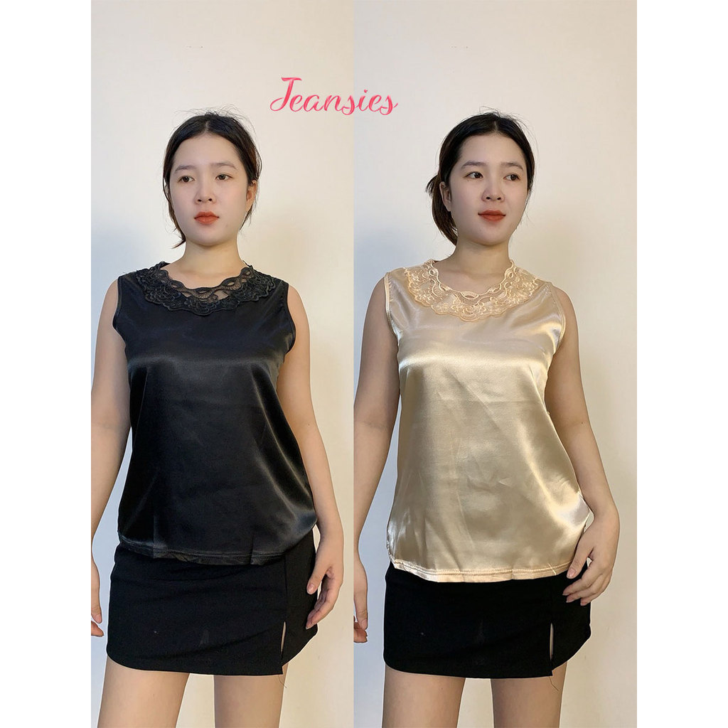 เสื้อกล้ามแขนกุดลูกไม้ผู้หญิง สวมใส่ในสูท ดูดีสำหรับทำงาน