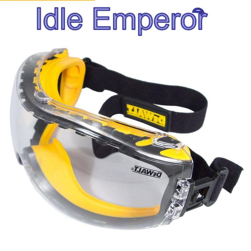 Dewalt DPG82-11 CTR Clear Anti-Fog Dual Mold Safety Goggle คอนซีลเลอร์ Injected Soft Comfort หน้ากาก