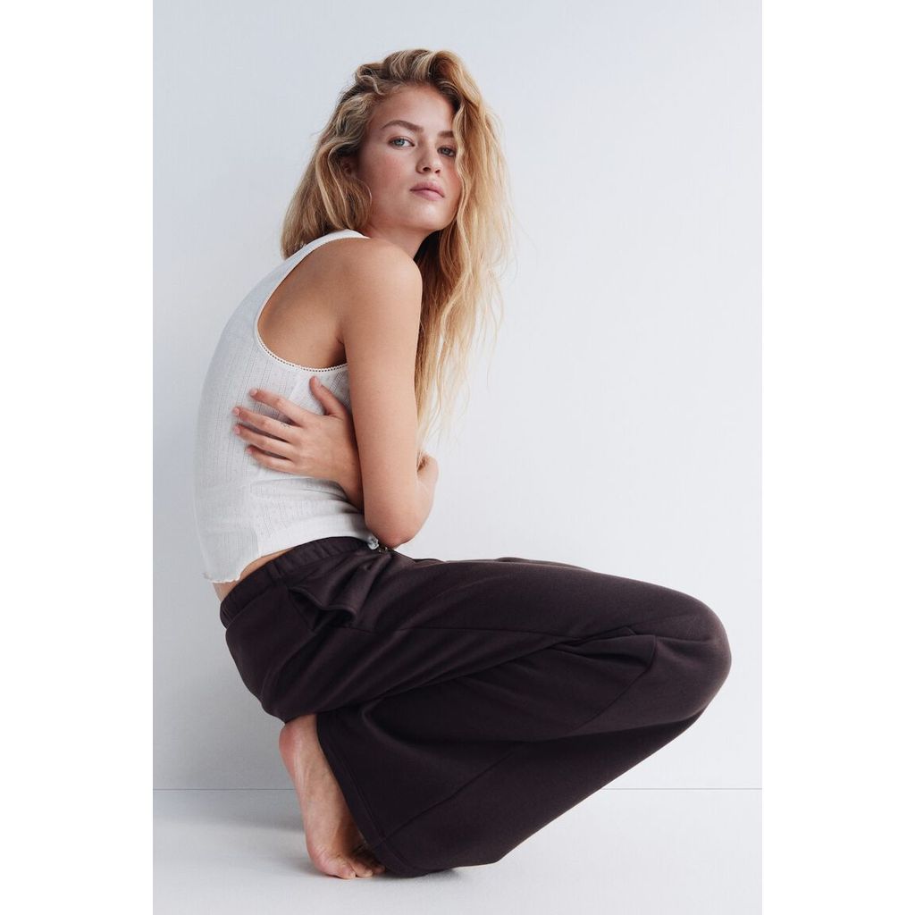 H&M(เอชแอนด์เอ็ม) กางเกงจ็อกเกอร์แบบกว้าง Women Wide joggers 1199249_12