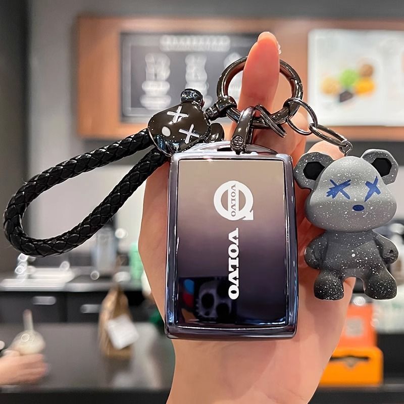 VOLVO Gradient Color Cartoon Key shell Adaptation VOLVO EX30 V60 XC40 XC60 V60 940 S60 S80 XC90 Key 
