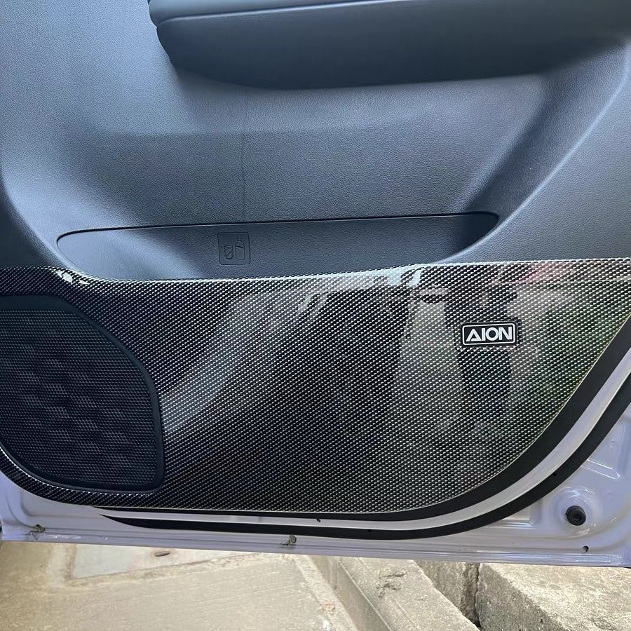 AION Y PLUS Car door kick protection pad Speaker Cover Body Kit aion y plus Car Decoration Accessori