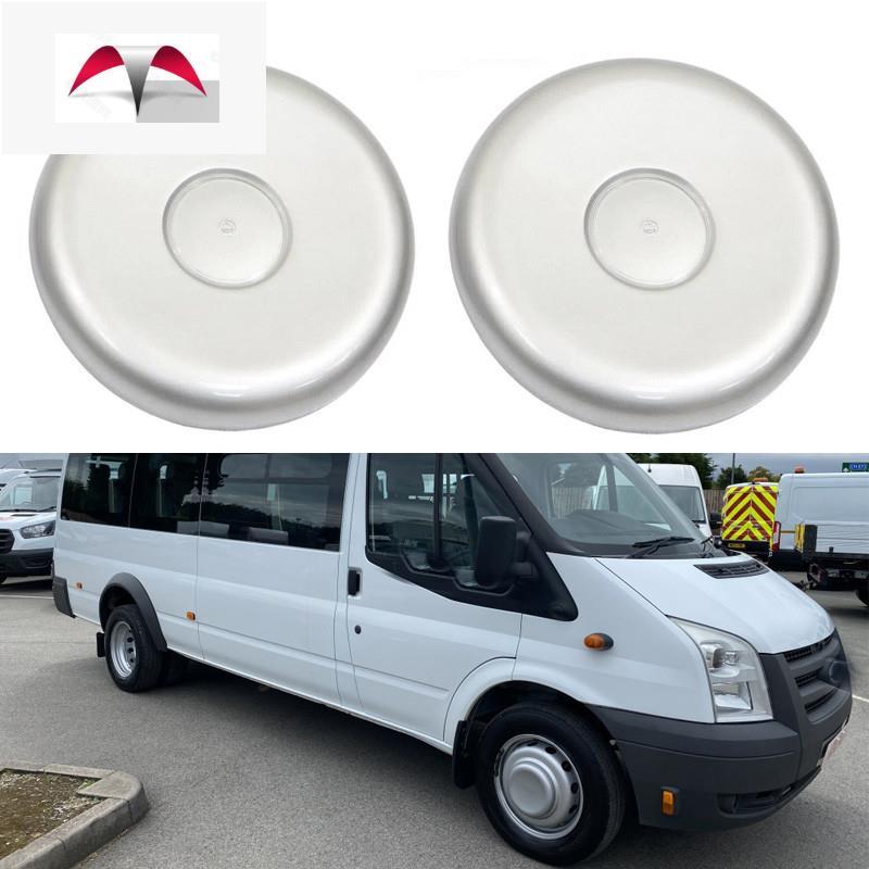 2 ชิ้นสําหรับ Ford Transit Mk6 Mk7 Mk8 ล้อหน้าCentre Caps Trims ล้อหลังคู่ 1573029 YC15-1130-DD