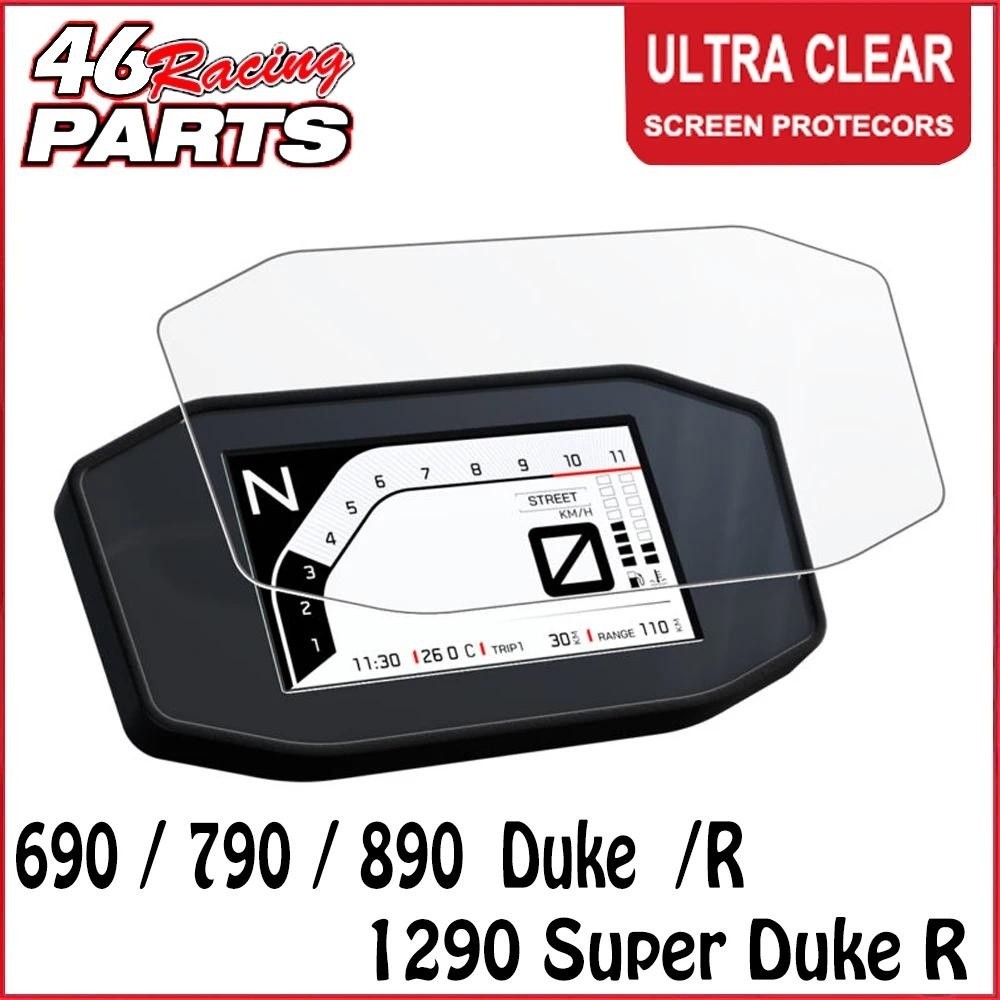 ฟิล์มกันรอยหน้าจอ สําหรับรถจักรยานยนต์ KTM 690 Duke 790 Duke 1290 Super Duke R 890 Duke R