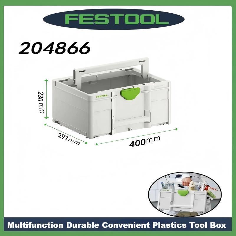 Festool 204866 MINI-Systainer มัลติฟังก์ชั่นทนทานสะดวกพลาสติกกล่องเครื่องมือกล่องเก็บอุปกรณ์เสริมเคร