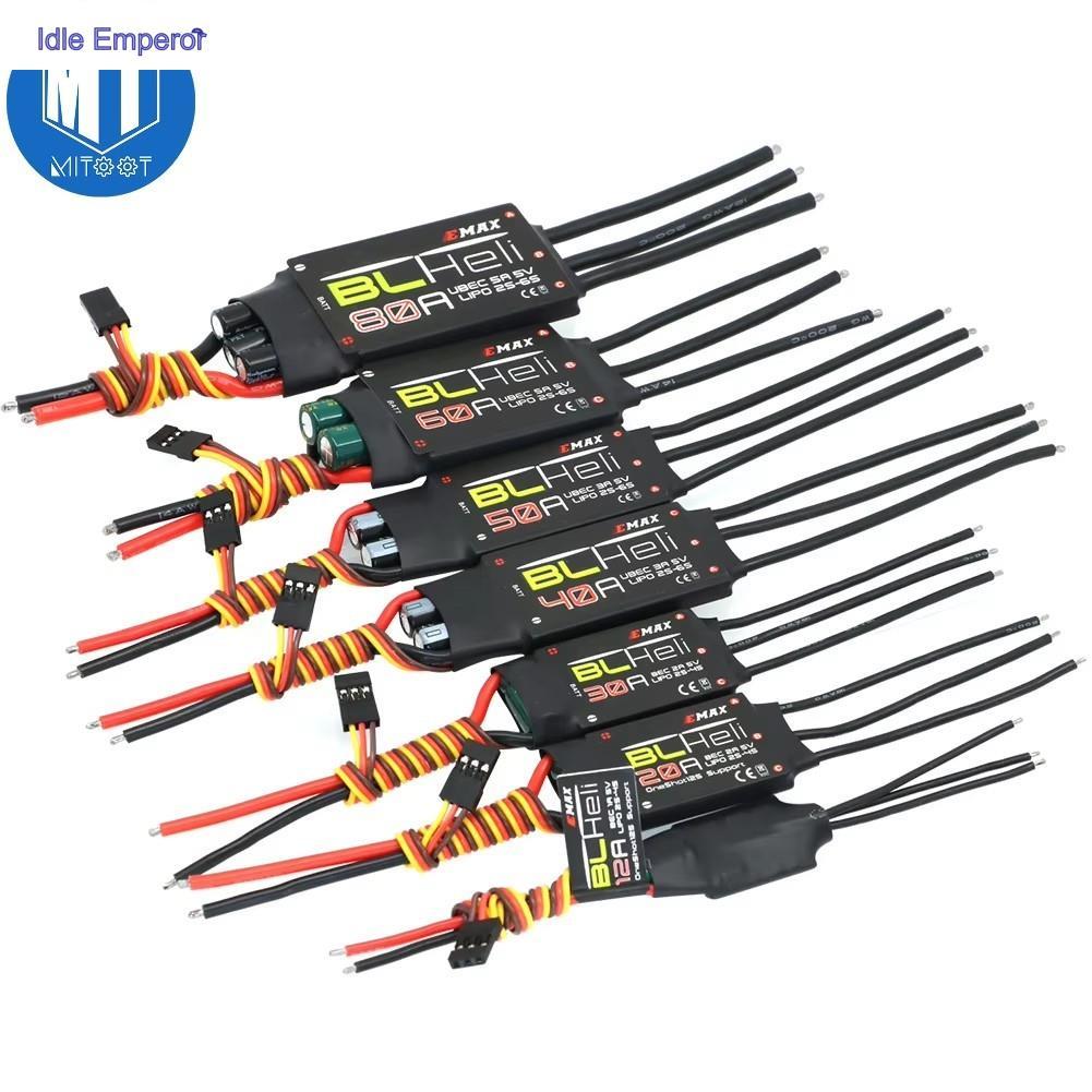 BLHeli ESC 12A / 20A / 30A / 40A /50A/60A/80A ESC แบบไม่มีแปรงสองทางสําหรับรถยนต์ rc