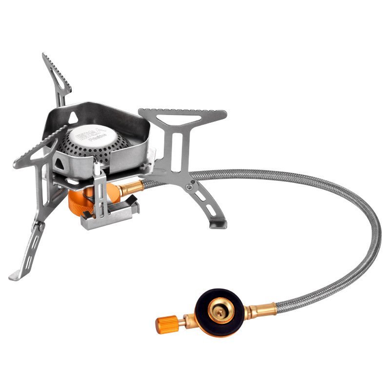 Outdoor Stove Portable Gas Stove Foldable Gas Burner Mini Water Boiler Camping Supplies WAXD
