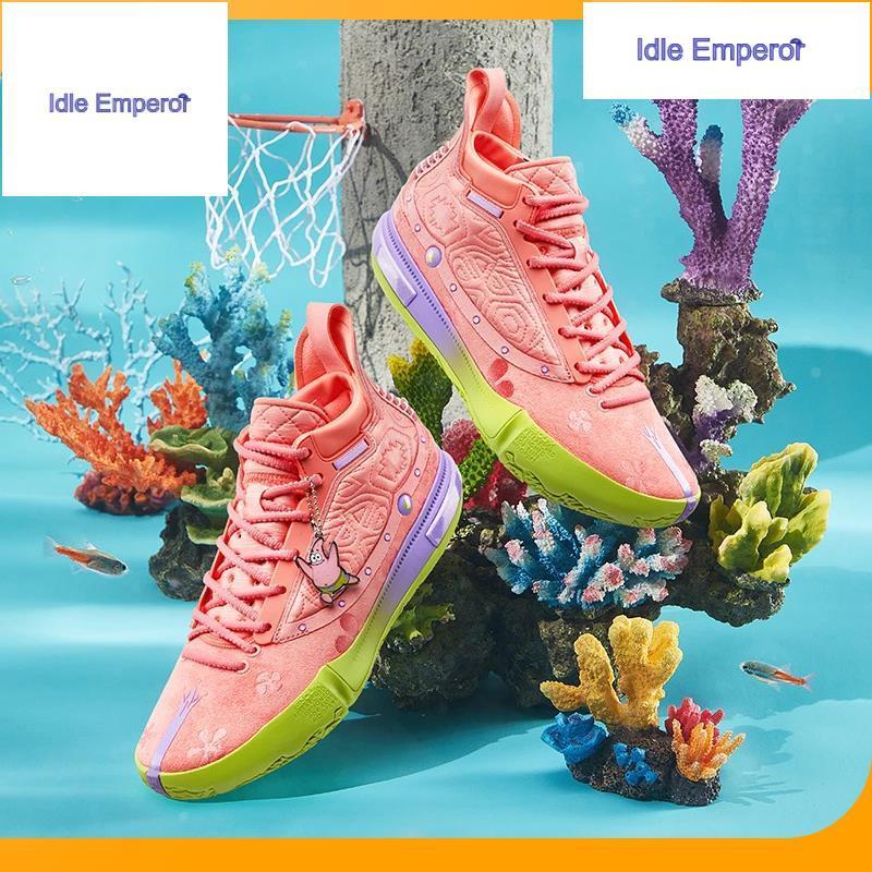 361 Degrees Joker 1 SpongeBob รองเท้าบาสเก็ตบอลแบบข้อต่อ 672531101F