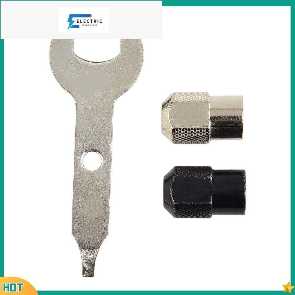 In Stock 3 ชิ้น/เซ็ต M8x0.75 ไฟฟ้า Chuck พร้อมประแจ Keyless Rotary เครื่องมืออุปกรณ์เสริม