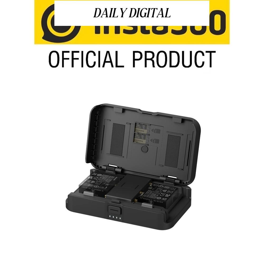 Insta360 เคสชาร์จแบบพกพาสําหรับ Insta360 X4/X3/ACE/ACE Pro/Ace Pro 2