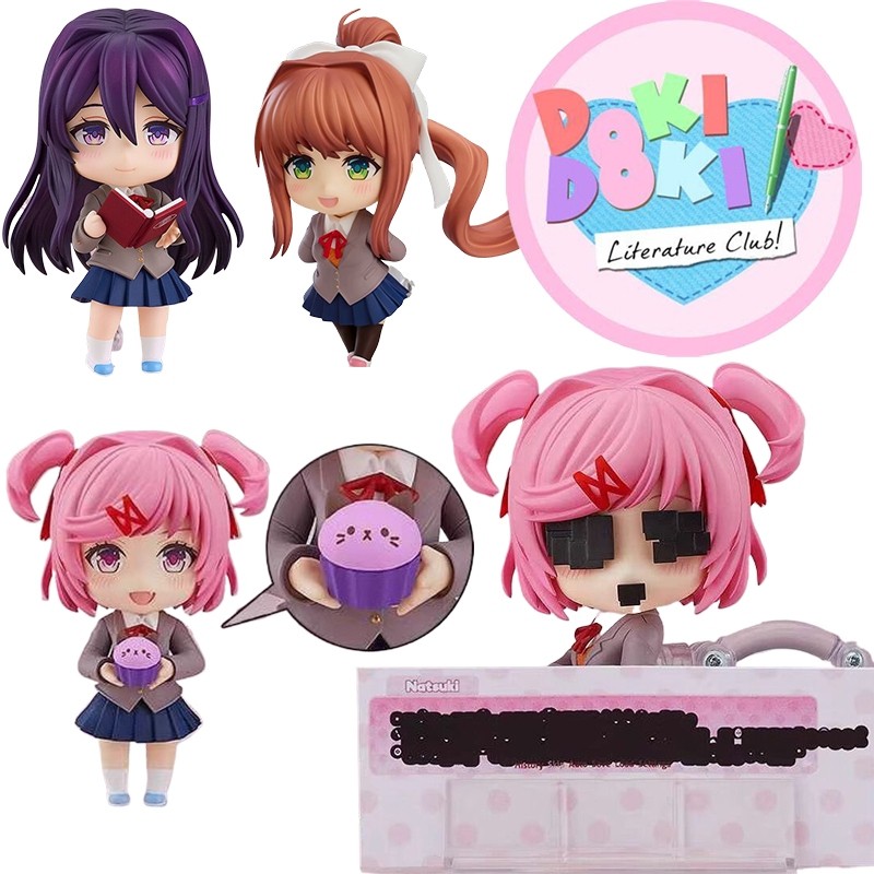 Nendoroid Doki Doki Literature Club Yuri Sayori Monika Action Figure ของเล่น