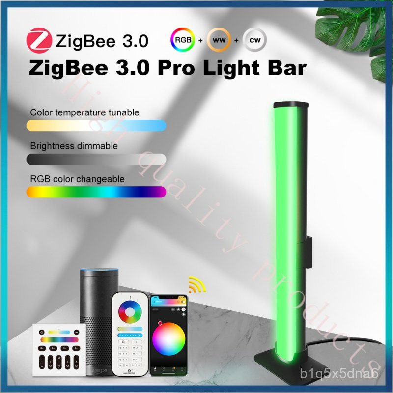 ZigBee3.0Bedside Ambient Light RGBCCT Bedroom Small Night Lamp Table Lamp E-sports Atmosphere Light 