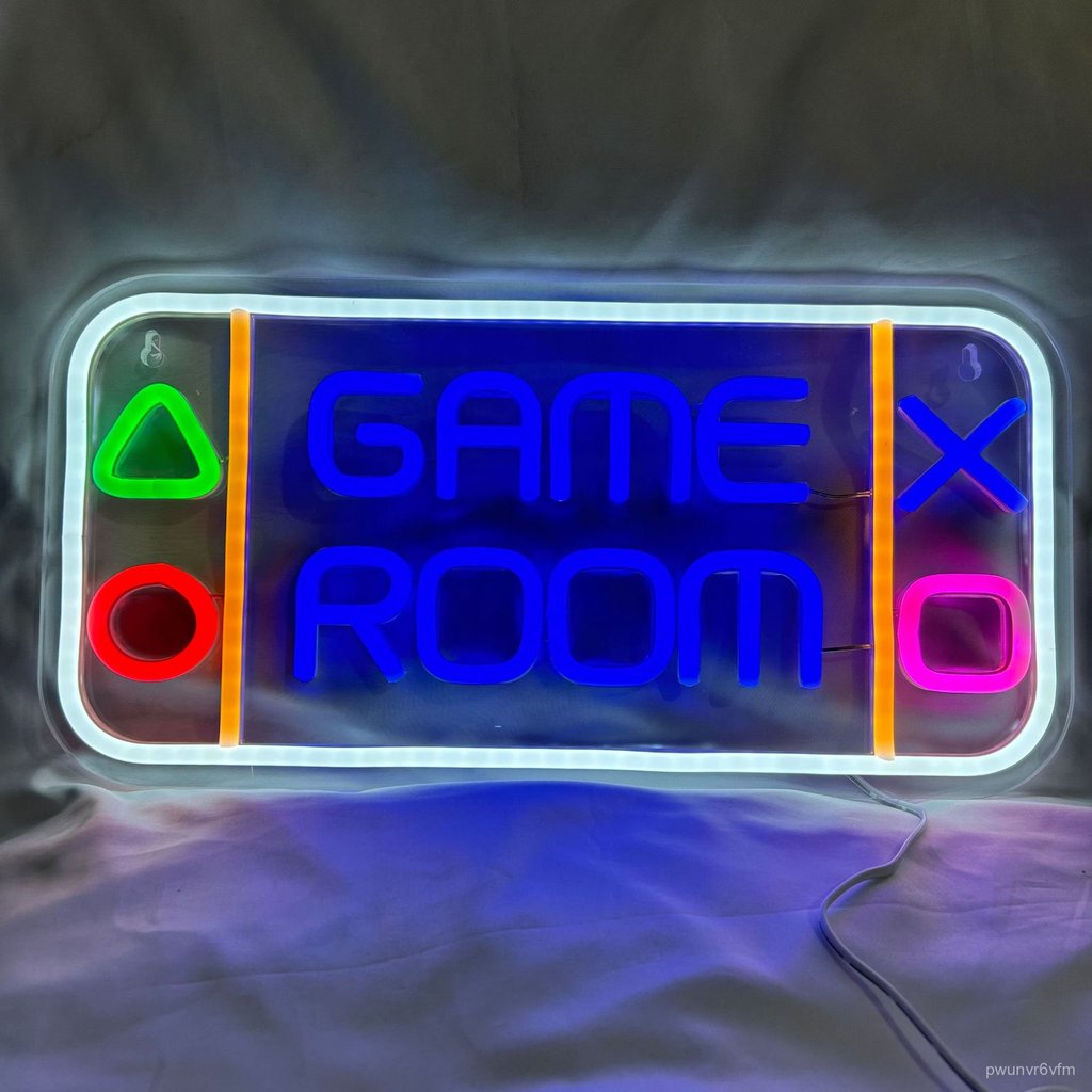 LED E-Sports Neon Light Game Room Decorative Lighting Sign Low Voltage LED Lamp Neon style K9BQ