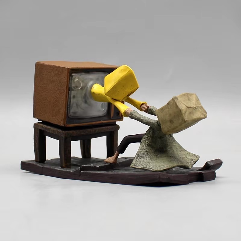 Little Nightmares 2 Mono และ Six รูปปั้นรูปตุ๊กตาของเล่นตุ๊กตา