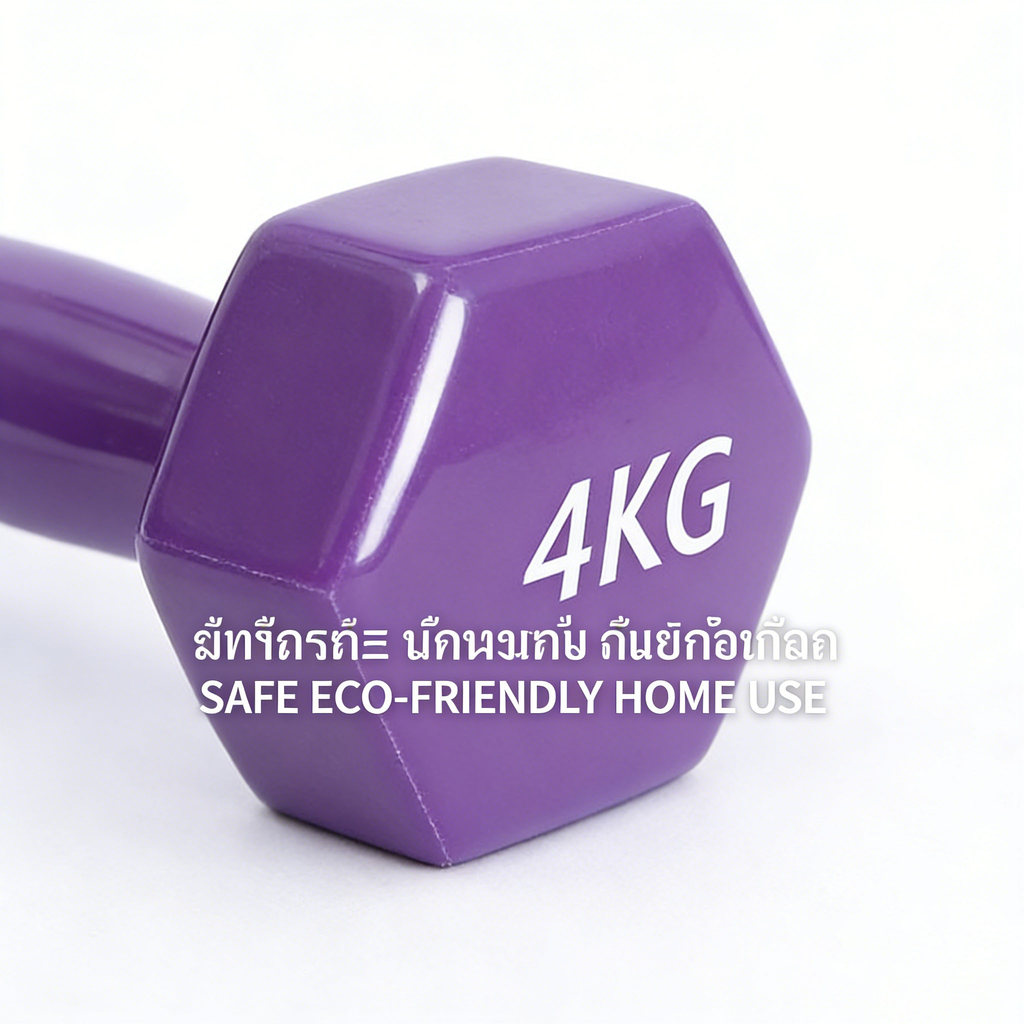 ดัมเบล 1kg 2kg 3kg 4kg ดัมเบลออกกำลังกาย ดัมเบลผู้หญิง ออกแบบมาสำหรับผู้เริ่มต้น รูปที่ 4