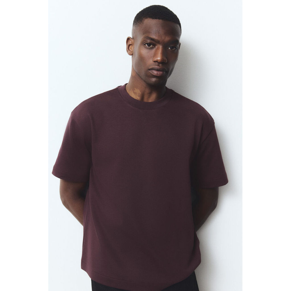 H&M(เอชแอนด์เอ็ม) เสื้อยืดแบบหลวม (Loose Fit T-shirt) Men Loose Fit T-shirt 1232194_7