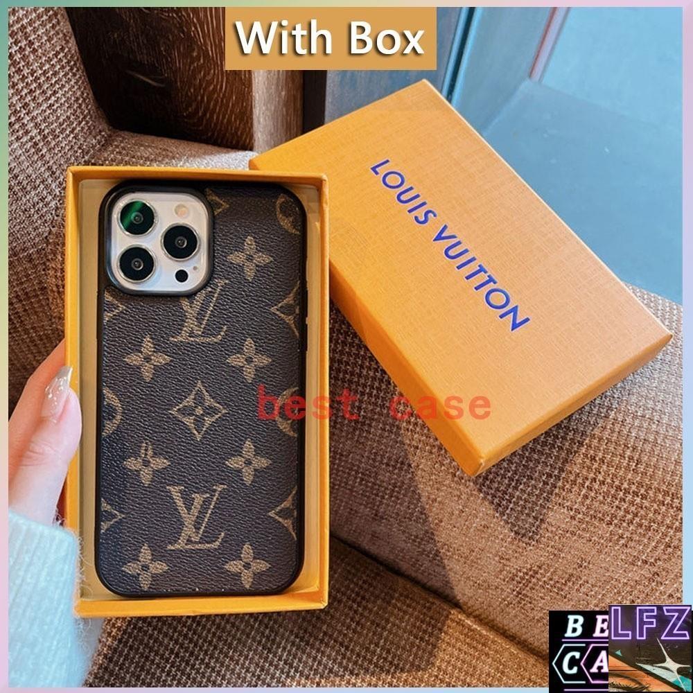 Lv หนัง Iphone 16 Pro Max กรณี iPhone 15 Full Coverage Soft Case Iphone 11 กรณีเข้ากันได้กับ iPhone 