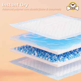 🐱 Pee Pad สำหรับสัตว์เลี้ยง 🐕， เหมาะสำหรับฝึกเข้าห้องน้ำ เนื้อดี ซึมเร็ว ซึมเร็ว เหมาะสำหรับสุนัขและแมว