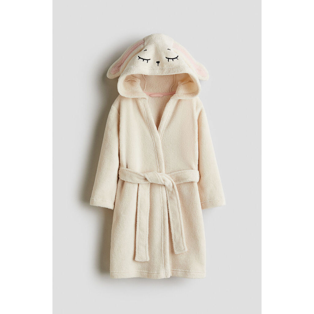 H&M(เอชแอนด์เอ็ม) ชุดเดรสคลุมทำจากผ้าฟลีซ Girls Fleece dressing gown 0540614_5