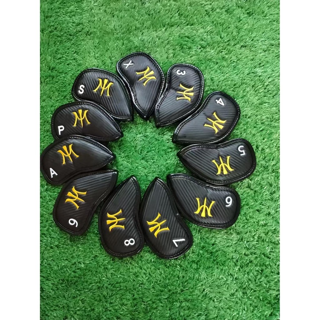 Miura Golf Club Head Cover ฝาครอบสำหรับไม้ เหล็ก และพัตเตอร์ ครบชุด