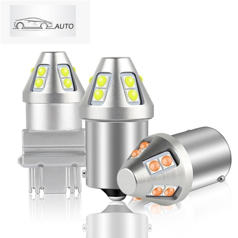 หลอดไฟเลี้ยวรถยนต์ LED T20 W21 5W 7443 W21W 7440 PY21W P21W BAY15D BA15S BAU15S P21 5W 1156
