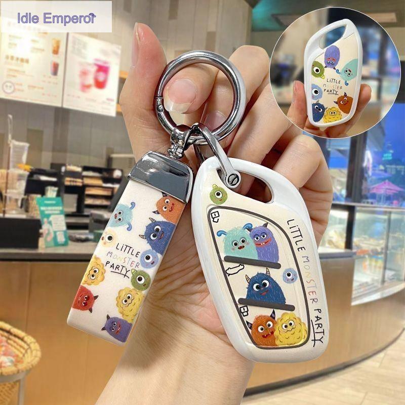เคสกุญแจรถยนต์ MG6 MG HS TROPHY MG5 MG CF Navigator MG4 ปลอกกุญแจ พวงกุญแจรถ