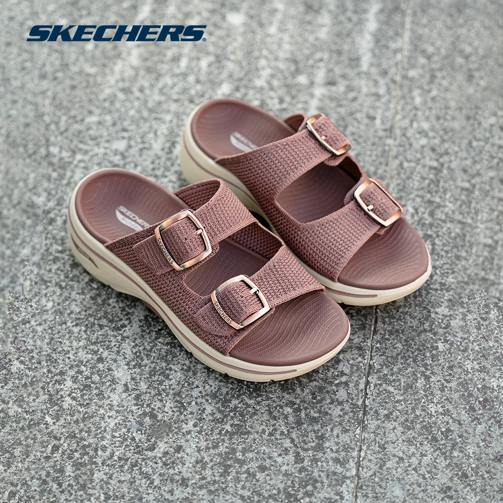 Skechers สเก็ตเชอร์ส รองเท้าแตะผู้หญิง Women O-T-G GOwalk Arch Fit 2.0 Sandals - 140871-BRN