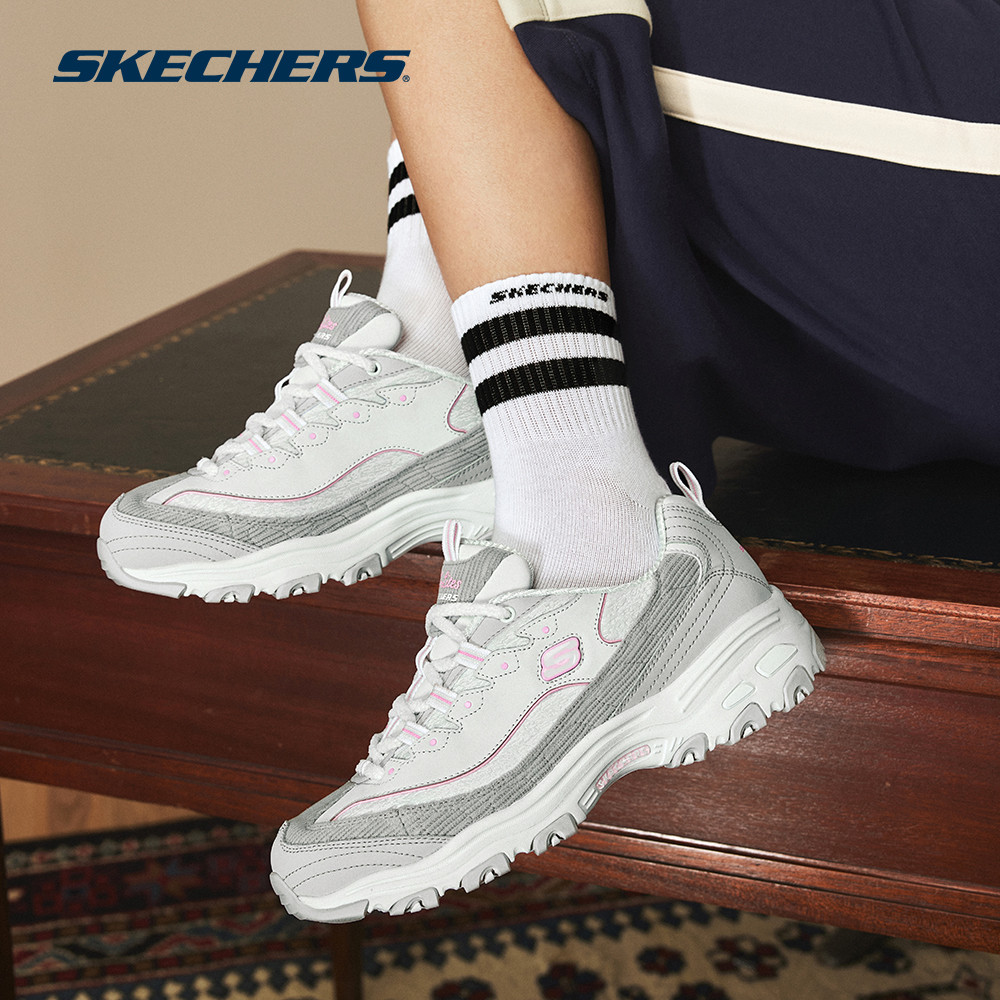 Skechers สเก็ตเชอร์ส รองเท้าผู้หญิง Women D'lites Sport Shoes - 150242-LGPK - Air-Cooled Memory Foam