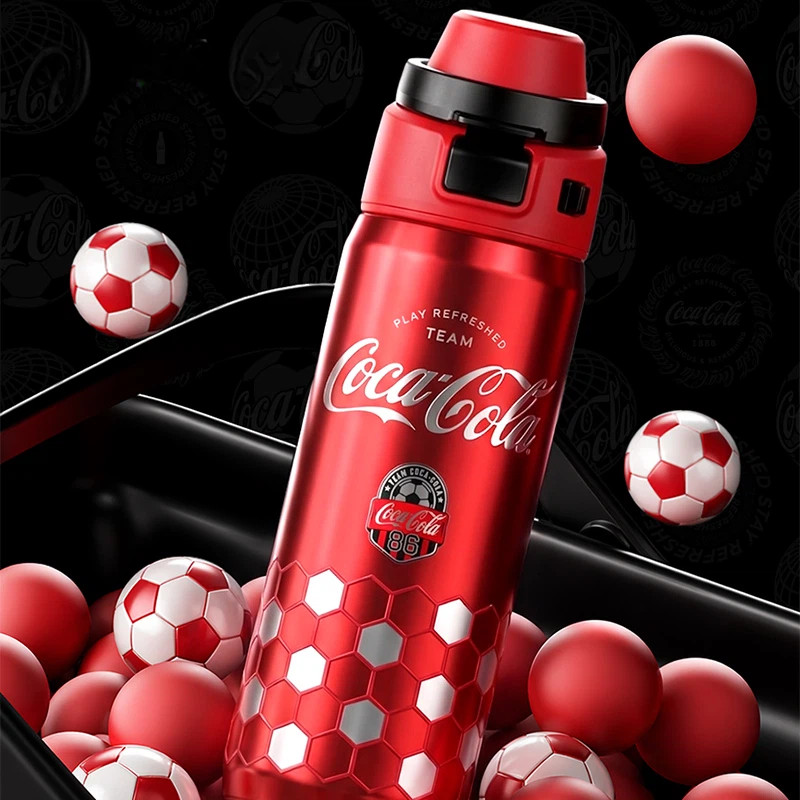 coca-colaฟุตบอลโลกแก้วน้ำเก็บความเย็นกระบอกน้ํา650mlกระติกน้ำสแตนเลสWorld Cup316ขวดน้ำพกพาtumbler22 