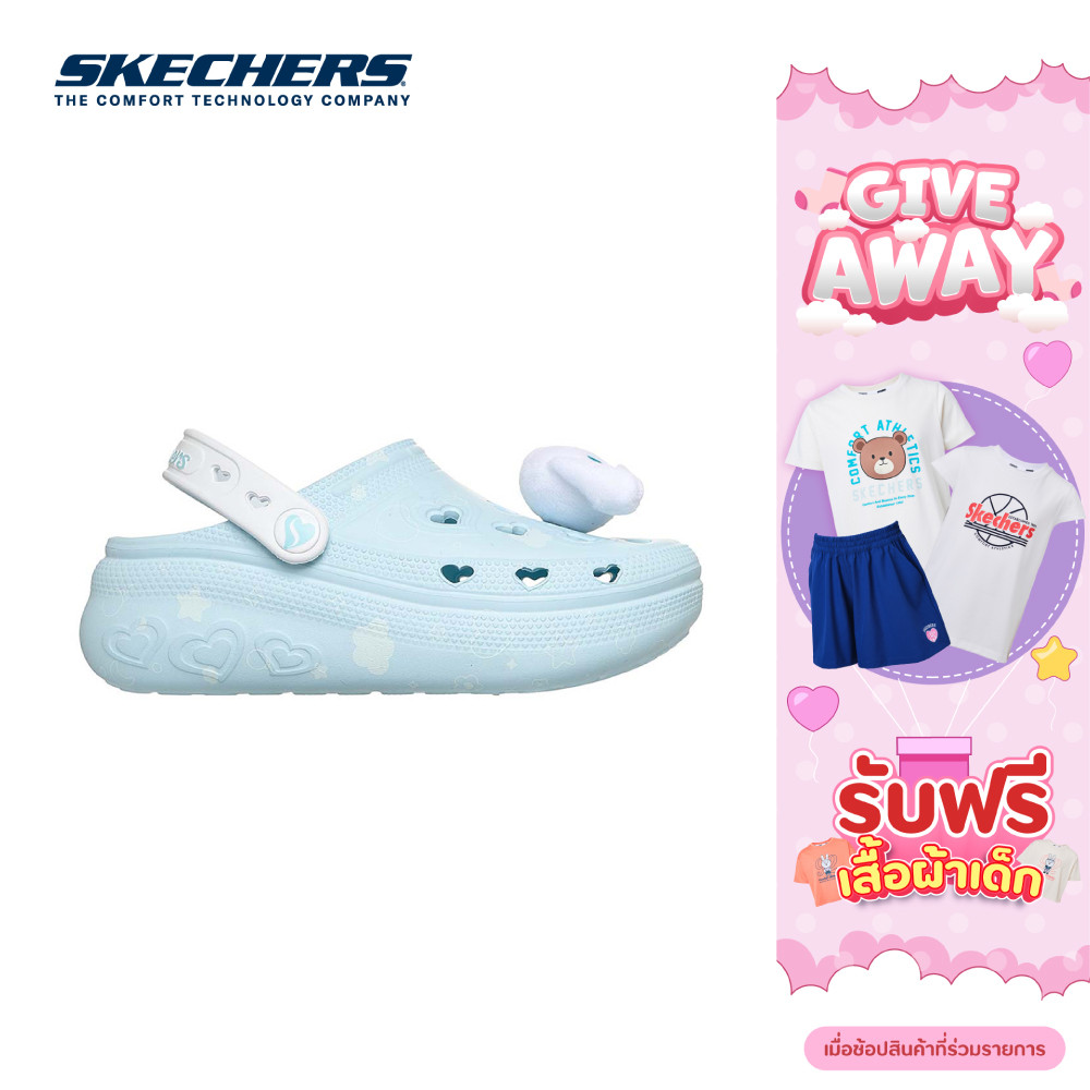 Skechers สเก็ตเชอร์ส รองเท้าเด็กผู้หญิง Girls Sanrio Foamies Cutie Pop Splash Shoes - 319269L-BLU (latest)