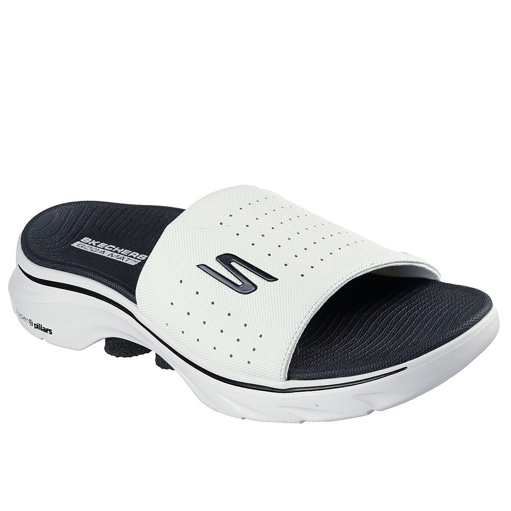 Skechers สเก็ตเชอร์ส รองเท้าแตะผู้ชาย Men On-The-GO GOwalk 7 Sandal Jetty Ii Walking Sandals - 229357-WBK Goga Mat — صورة 3
